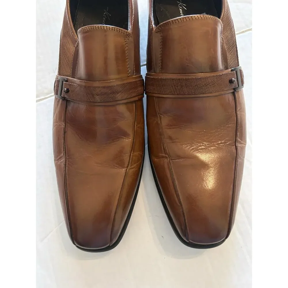 Kenneth Cole Men’s Size 9 Brown Loafers Leather Oxford‎ Shoes Dress